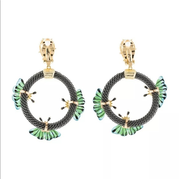 Alexis Bittar butterfly earrings - Picture 3 of 3